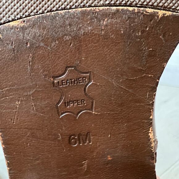 Tory Burch Boots Womens Size 6 Brown Nadine Leather Riding Tall Fall Wear - Picture 14 of 16